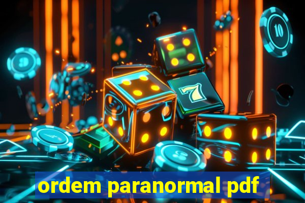 ordem paranormal pdf